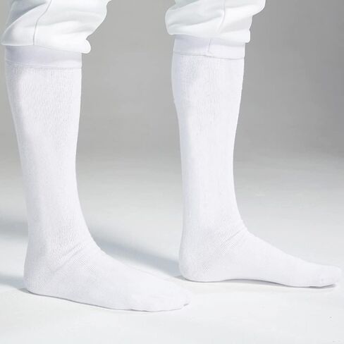 2 Pairs of Fencing Socks For Epee, Sabre and Foil - Cotton Protective Fencing Stockings for Unisex Child and Adult in Kuwait
