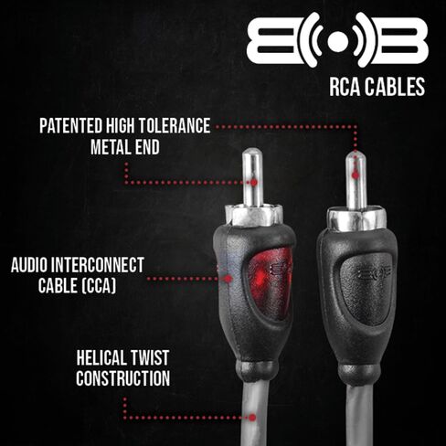 Belva True 4 Gauge AWG Premium CCA Complete Amplifier Wiring Kit in Kuwait