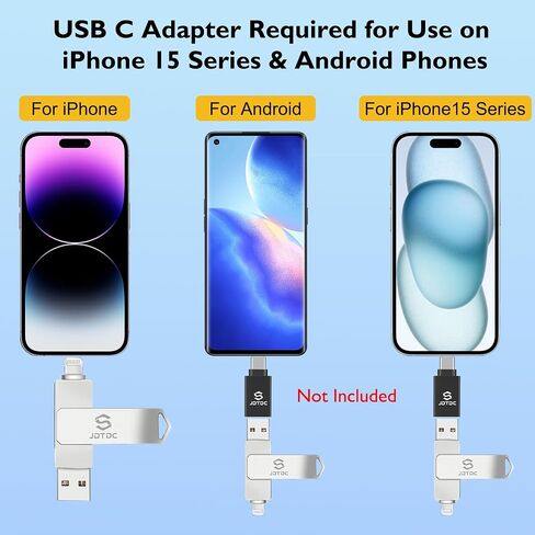 بطاقة ذاكرة Apple MFi معتمدة بسعة 512 جيجابايت لتخزين الصور على iPhone وذاكرة iPhone iPhone USB للصور وذاكرة فلاش USB لجهاز iPad وذاكرة تخزين iPhone الخارجية ومحرك الإبهام لجهاز iPad Photo Stick in Kuwait