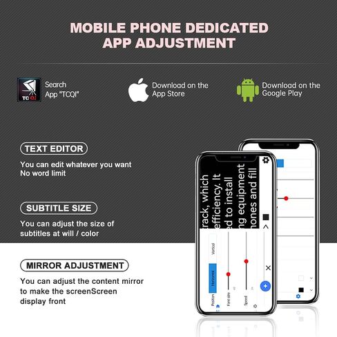 LENSGO 9.7 بوصة Teleprompter للكاميرا iPad Tablet الهاتف الذكي مع جهاز تحكم عن بعد، تطبيق متوافق مع نظام iOS وAndroid للتدريس عبر الإنترنت Vlogger Live Streaming Interview، يمكن طيه في ثانية واحدة in Kuwait