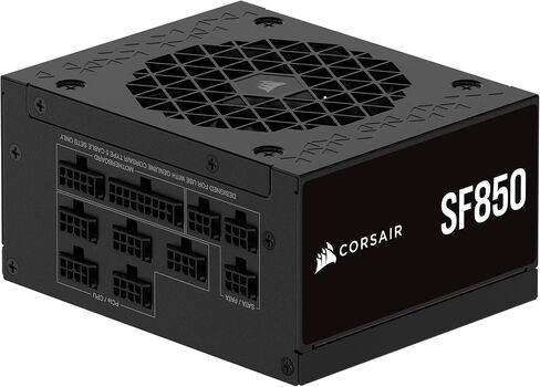 Corsair SF850L Fully Modular Low-Noise SFX Power Supply - ATX 3.0 & PCIe 5.0 Compliant - Quiet 120mm PWM Fan - 80 Plus Gold Efficiency - Zero RPM Mode - 105°C-Rated Capacitors - Black in Saudi Arabia