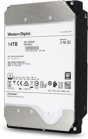 HGST WD Ultrastar DC HC530 14TB SATA 6Gb/s 3.5-Inch Data Center HDD - WUH721414ALE604 0F31152 (Renewed) in Saudi Arabia