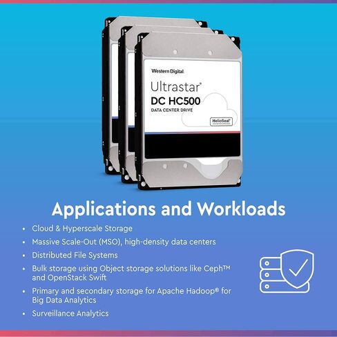 HGST Ultrastar He10 | HUH721010ALE600 (0F27452) | Power Disable | 10TB SATA 6.0Gb/s 7200 RPM 256MB Cache 3.5in HDD | 512e | Enterprise Hard Drive (Renewed) in Saudi Arabia