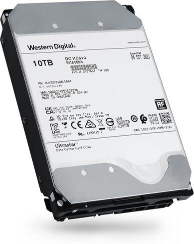 HGST Ultrastar He10 | HUH721010ALE600 (0F27452) | Power Disable | 10TB SATA 6.0Gb/s 7200 RPM 256MB Cache 3.5in HDD | 512e | Enterprise Hard Drive (Renewed) in Saudi Arabia