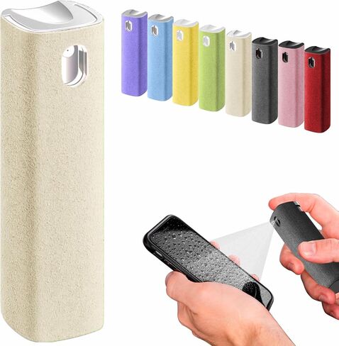 iO CLEAN Mini Screen Cleaner Spray, 2-in-1 Touchscreen Mist Cleaner, Gray in Saudi Arabia
