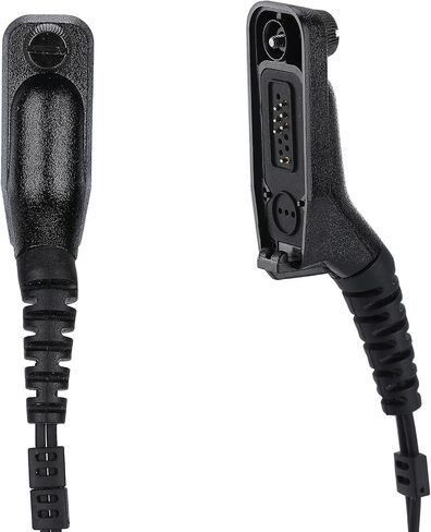 Motorola XPR 3500e Earpiece,XPR 3300e XPR3500 XPR3000 XPR3300 Walkie Talkie Compatible with Motorola XPR 3300 3500 3300e 3500e Two Way Radio Headset with Mic PTT Surveillance Headphone in Kuwait