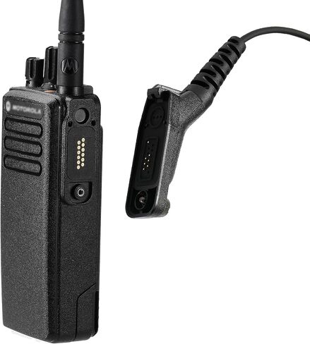 Motorola XPR 3500e Earpiece,XPR 3300e XPR3500 XPR3000 XPR3300 Walkie Talkie Compatible with Motorola XPR 3300 3500 3300e 3500e Two Way Radio Headset with Mic PTT Surveillance Headphone in Kuwait