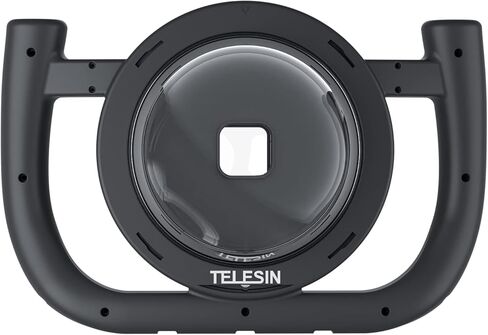 TELESIN 6''Dome Port Camera Lens غطاء شفاف لـ GoPro Hero 7 Black، Hero 6 Hero 5 Black Hero 2018، مع غطاء مبيت مقاوم للماء مسدس الزناد قبضة اليد العائمة، ملحقات الغوص تحت الماء in Kuwait