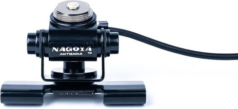 Nagoya RB-700N Premium NMO Lip Mount for Antennas - Multi-Axis Adjustable, No-Drill Installation for Trucks, SUVs, Cars - Includes 20' RG-58A/U Cable & PL-259 Connector, with Protective Rain Cap in Kuwait