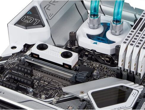 Corsair MP600 PRO XT 8TB Gen4 PCIe x4 NVMe M.2 SSD - قراءة تسلسلية تصل إلى 7000 ميجابايت/ثانية وسرعات كتابة 6100 ميجابايت/ثانية، TLC NAND عالية الكثافة، موزع حرارة من الألومنيوم، عامل الشكل M.2 2280 - أسود in Kuwait