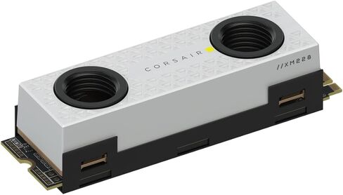 Corsair MP600 PRO XT 8TB Gen4 PCIe x4 NVMe M.2 SSD - قراءة تسلسلية تصل إلى 7000 ميجابايت/ثانية وسرعات كتابة 6100 ميجابايت/ثانية، TLC NAND عالية الكثافة، موزع حرارة من الألومنيوم، عامل الشكل M.2 2280 - أسود in Kuwait