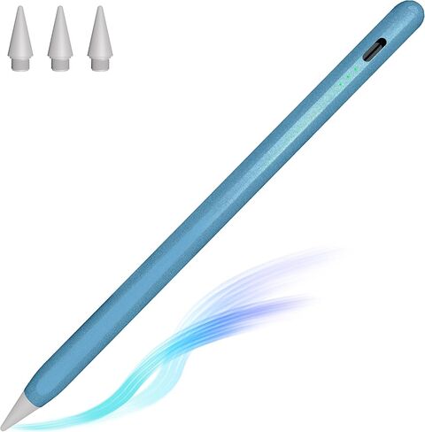 قلم ستايلس لجهاز Apple iPad - قلم iPad مع رفض راحة اليد وحساس للإمالة متوافق مع 2018-2022 iPad 10th 9th 8th 7th 6th iPad Pro 11/12.9 بوصة iPad Air 5th 4th 3rd iPad Mini الجيل السادس 5th in Kuwait