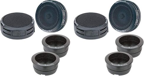 Power Acoustik NB-2 200-Watt 3-Way Tweeters, Standard Packaging,Black in Kuwait