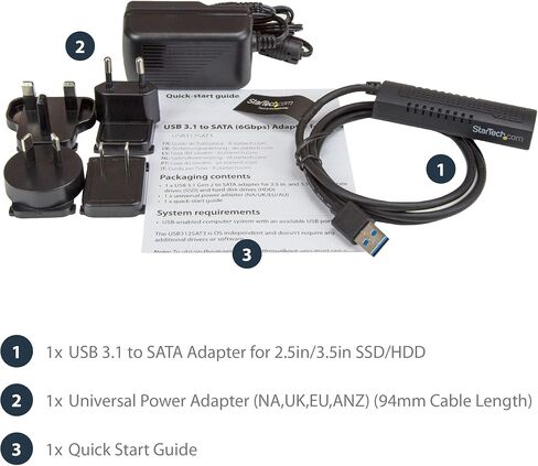 StarTech.com USB-C to VGA Adapter - Black - 1080p - Video Converter For Your MacBook Pro - USB C to VGA Display Dongle - Type-C to VGA Converter (CDP2VGA) in Saudi Arabia