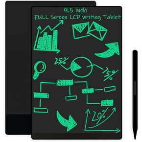 Mini LCD Writing Tablet, 6.5in Erasable Reusable Electronic Drawing Pads, Electronic scratchpad for Kids and Adults. Black