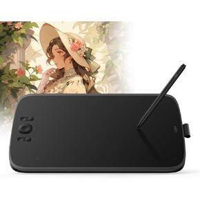 UGEE M708 V3 Graphics Drawing Tablet,10X6 Inches Digital Drawing Tablet with 8 Hot Keys 8192 Levels Pen Compatible with Chromebook, Linux, Windows 7/8/10/11, macOS 10.10