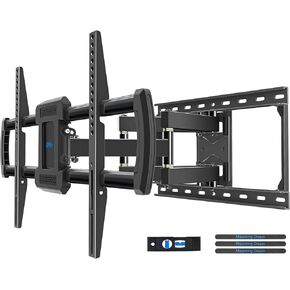 Mounting Dream UL Listed Full Motion TV Wall Mount for Most 42-84'' TVs, TV Mount with Premium Ball Bearing Design for Smooth Extension and Swivel, Max VESA 600x400mm, 100LBS, Up to 24'' Wood Stud