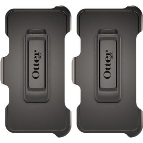 OtterBox Holster Belt Clip Replacement for OtterBox Defender Series Case iPhone SE (2020), iPhone 8, iPhone 7, iPhone 6s, iPhone 6 (NOT Plus) Non-Retail Packaging - 2 Pack - (Black)