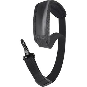 Saxophone Neck Strap, Soft Adjustable Sax Leather Neck Padded for Alto Tenor Soprano Baritone Sax, Clarinet