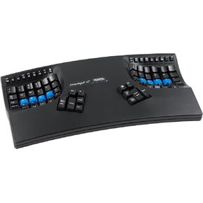Kinesis Advantage2 Ergonomic Keyboard (KB600), Black top case, Cherry MX Brown Switches, QWERTY keycaps