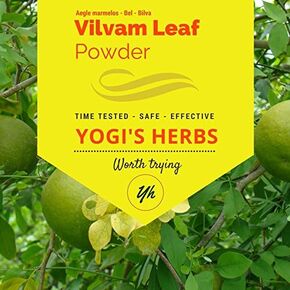 Premium Vilvam Leaf Powder (Aegle Marmelos/Bael/Bilva) 1 Lb Fresh & Pure 16.0 Ounce (Pack of 1) Green