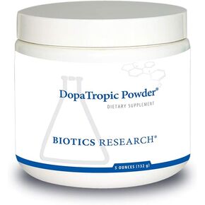 Biotics Research DopaTropic Powder Dopamine, Easy-to-Mix Powder, Neurotransmitter Health, Cognitive Health, Memory & Learning, Mucuna pruriens 5 Ounces
