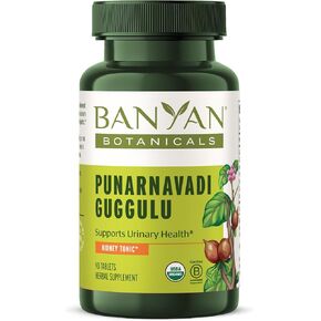Banyan Botanicals Organic Punarnavadi Guggulu Tablets – Organic Joint Supplement – Supports Healthy Function of The Kidneys and Urinary System* – 90 Tablets – Non-GMO Sustainably Sourced Vegan*