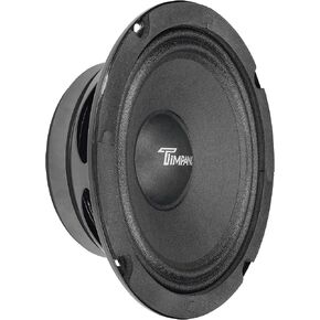 Timpano 6.5 Inch Midrange Speaker TPT-M6-8, 200 Watts Max Power, 8 Ohm Mid Range Loudspeaker, OEM Replacement Car Speaker (Pair)