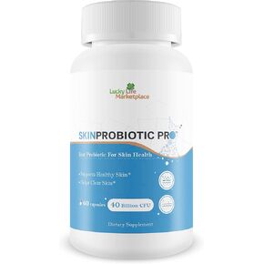 Skin Probiotic Pro - Support Healthy Skin from the Inside Out with a Probiotic Skin Health Support - Help Support Decreased Blemishes, Pimples, Redness - Probiotics for Hydrated & Healthy Looking Skin