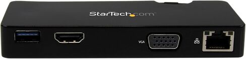 StarTech.com USB 3.0 إلى DVI محول مع منفذ USB واحد - 1920x1200 - بطاقة فيديو ورسومات خارجية - محول شاشة مزدوجة - يدعم ويندوز (USB32DVIEH) in Kuwait