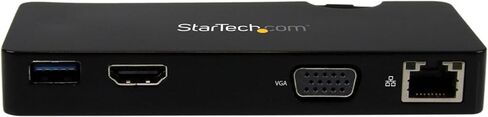 StarTech.com USB 3.0 إلى DVI محول مع منفذ USB واحد - 1920x1200 - بطاقة فيديو ورسومات خارجية - محول شاشة مزدوجة - يدعم ويندوز (USB32DVIEH) in Kuwait