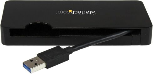 StarTech.com USB 3.0 إلى DVI محول مع منفذ USB واحد - 1920x1200 - بطاقة فيديو ورسومات خارجية - محول شاشة مزدوجة - يدعم ويندوز (USB32DVIEH) in Kuwait