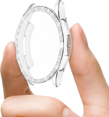 [12Pack] RICHONE Bling Case Compatible with Samsung Galaxy Watch 7 40mm Screen Protector, HD Full Protection Flexible TPU Watch Bumper Cover Anti Scratch Samsung Watch 7 Accessory (SM-L300 · 40MM) in Kuwait