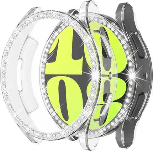 [12Pack] RICHONE Bling Case Compatible with Samsung Galaxy Watch 7 40mm Screen Protector, HD Full Protection Flexible TPU Watch Bumper Cover Anti Scratch Samsung Watch 7 Accessory (SM-L300 · 40MM) in Kuwait