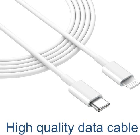ROMITAZ iPhone Charger Cord Lightning Cable Type C Charger Fast Charging 2-Pack iPhone Fast Charger USB C (6.6Ft) Compatible with iPhone14/14 Pro/14 Pro Max/13/13pro/12/12 Pro/12 Pro Max/iPad in Kuwait