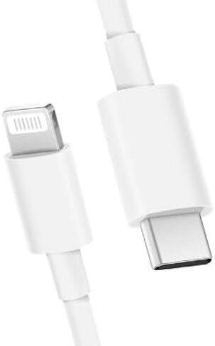 ROMITAZ iPhone Charger Cord Lightning Cable Type C Charger Fast Charging 2-Pack iPhone Fast Charger USB C (6.6Ft) Compatible with iPhone14/14 Pro/14 Pro Max/13/13pro/12/12 Pro/12 Pro Max/iPad in Kuwait
