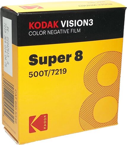 Kodak Super 8 Color Negative VISION3 500T 7219/50' Cartridge in Saudi Arabia