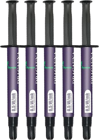 Dracaena 5 pack of Thermal Compound Paste (4 Gram), Carbon Based High Performance, Heatsink Paste, Thermal Compound CPU for All Coolers, Thermal Interface Material-CT9 in Saudi Arabia