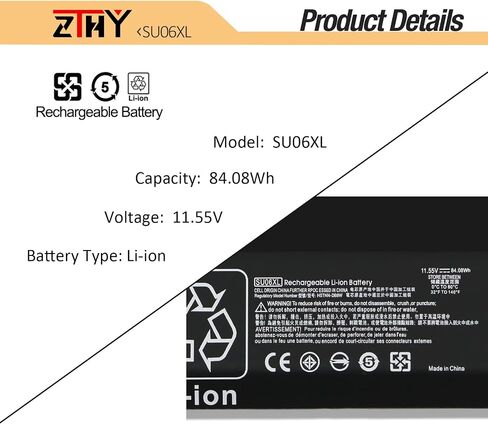 ZTHY TT03XL 933322-855 932824-421 استبدال بطارية الكمبيوتر المحمول HP EliteBook 755 G5 /850 G5 /850 G6، ZBook 15U G5 /15U G6 Series 932824-1C1 932824-2C1 HSTNN-LB8H HSTNN-DB8K 11.55V 56Wh 48 50 مللي أمبير in Saudi Arabia