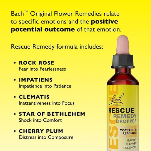 RESCUE REMEDY Dropper, 20mL‚ Natural Homeopathic Stress Relief in Saudi Arabia