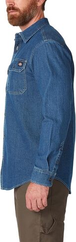 Dickies mens Dickies Men's Flex Ripstop Long Sleeve Button Down Shirt, Military Green, Medium US in Saudi Arabia