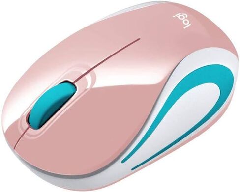 لوجيتك ماوس صغير لاسلكي M187 الترا محمول، تتبع بصري 1000 نقطة في البوصة، 3 أزرار، جهاز الكمبيوتر/ماك/الكمبيوتر المحمول - أزرق قصر in Kuwait