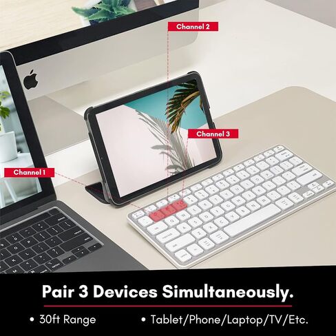 Macally Backlit Mac Keyboard | Compatible Apple Bluetooth Keyboard | Small Wireless Keyboard for MacBook Pro/Air, iMac, Mac Pro/Mini in Saudi Arabia