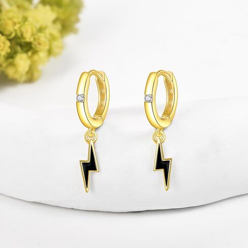 14K Solid Gold Skull Earrings for Women Real 14K Gold Moissanite Skeleton Hand Drop Earrings Gothic Skull Jewelry Gifts for Women Girls in Kuwait