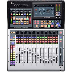 PreSonus StudioLive 32SX Compact 32-channel/26-bus digital mixer with AVB networking and dual-core FLEX DSP Engine