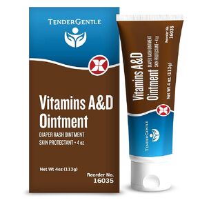 Vitamin A&D Ointment for Baby Diaper Rashes - 4 oz of A and D Ointment for Adults, Seniors, and Babies