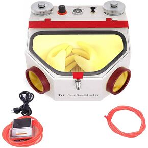 Double-Pen Fine Sand Blasting Machine Dental Lab Sandblaster