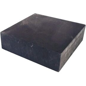 OTOOLWORLD 99.9% Purity Graphite Ingot Block EDM Graphite Plate Milling Surface (100MMx100MMx30MM)