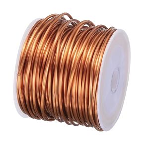 MECCANIXITY 1.3mm Magnet Wire 52ft Enameled Copper Wire Enameled Magnet Winding Wire Coil 200g 155C for Transformers Inductors
