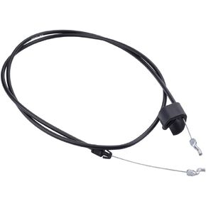 Dalom 532183567 Safety Control Cable 183567 60-109 for Poulan Sears Craftsman Husqvarna Weed Eater Engine Lawn Mower Cable Parts Cable Length: 61 1/2",Conduit Length: 54 1/2",Z Bend on Each End
